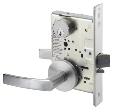 Yale MOR8808-2FL Intruder Latchbolt Mortise Lever Lock, Monroe Style