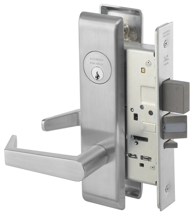 Accentra (Yale) AUCN8818-2FL Classroom Security Intruder Mortise Lever Lock
