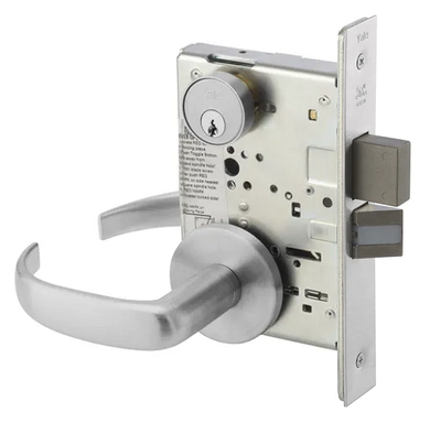 Yale PBR8822FL Dormitory or Exit Mortise Lever Lock, Pacific Beach Style