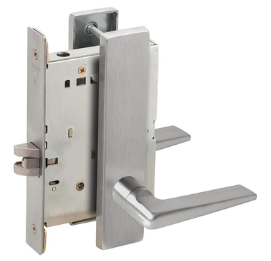 Schlage L9010 05L Mortise Passage Lock w/ 05 Lever and L Escutcheon