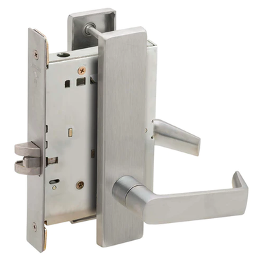 Schlage L9010 06L Mortise Passage Lock w/ 06 Lever and L Escutcheon