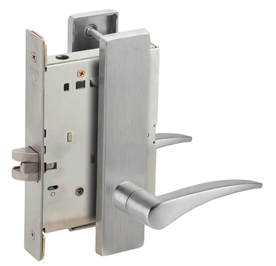 Schlage L9010 12L Mortise Passage Lock w/ 12 Lever and L Escutcheon