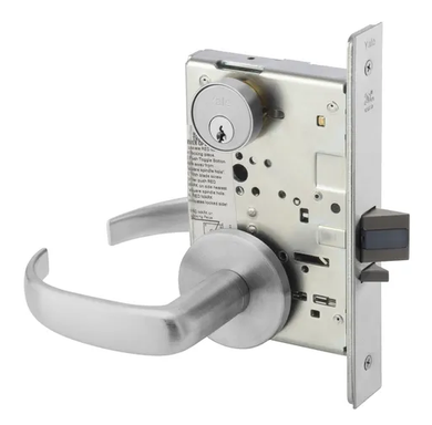 Yale PBR8824FL Holdback Mortise Lever Lock, Pacific Beach Style