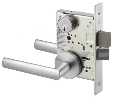 Accentra (Yale) VIR8860-2FL Store Door Mortise Lever Lock, Virginia Style
