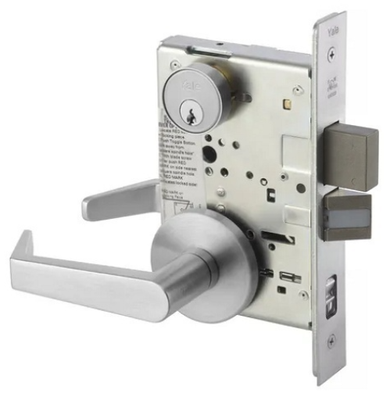 Yale AUR8867FL Dormitory or Exit Mortise Lever Lock, Augusta Style