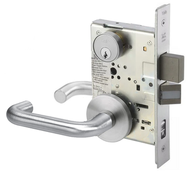 Accentra (Yale) CRR8867FL Dormitory or Exit Mortise Lever Lock, Carmel Style