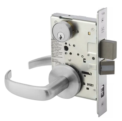 Yale PBRR8867FL Dormitory or Exit Mortise Lever Lock, Pacific Beach Style