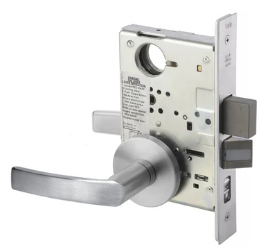 Yale MOR8807FL LC Entry Mortise Lever Lock, Less Cylinder