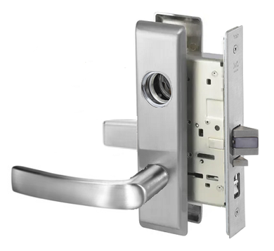 Yale MOCN8807FL LC Entry Mortise Lever Lock, Less Cylinder