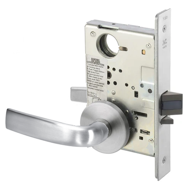 Yale JNR8808-2FL LC Intruder Latchbolt Mortise Lever Lock, Less Cylinder