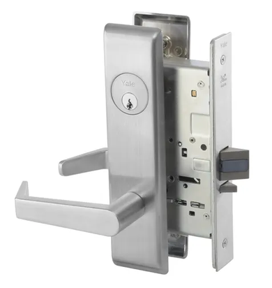 Yale AUCN8890FL Fail Safe Mortise Electrified Lever Lock, Augusta Style