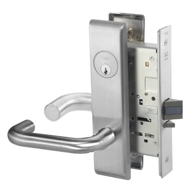 Yale CRCN8891FL Fail Secure Mortise Electrified Lever Lock, Carmel Style