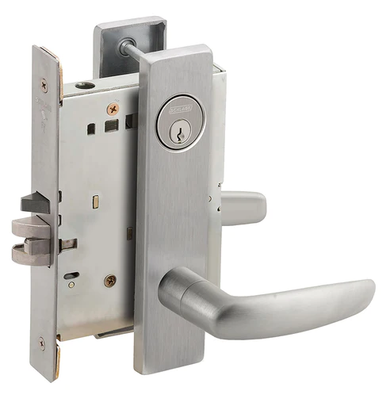 Schlage L9050P 07L Mortise Entrance/Office Lock w/ 07 Lever and L Escutcheon