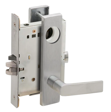 Schlage L9050L 01L Mortise Entrance/Office Lock, Less Cylinder