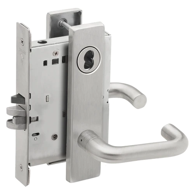 Schlage L9050J 03L Mortise Entrance/Office Lock, Accepts Large Format IC Core (LFIC)