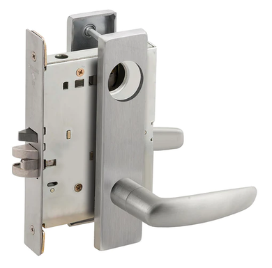 Schlage L9050L 07L Mortise Entrance/Office Lock, Less Cylinder