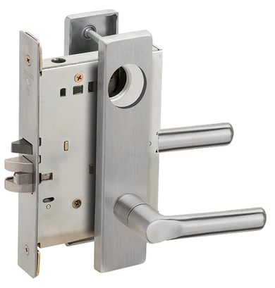 Schlage L9050L 18L Mortise Entrance/Office Lock, Less Cylinder
