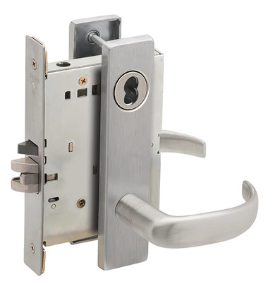 Schlage L9070J 17L Classroom Mortise Lock, Accepts Large Format IC Core (LFIC)