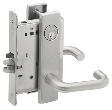 Schlage L9076P 03L Classroom Holdback Mortise Lock w/ 03 Lever and L Escutcheon