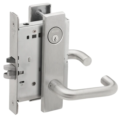 Schlage L9080P 03L Storeroom Mortise Lock w/ 03 Lever and L Escutcheon