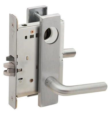 Schlage L9080L 02L Storeroom Mortise Lock, Less Cylinder