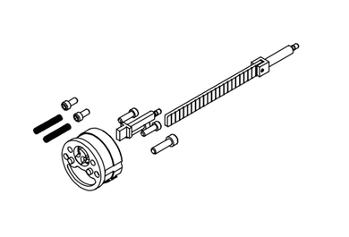 Adams Rite 91-0301-01 Concealed Vertical Rod Spindle Kit