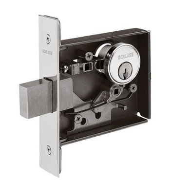 Schlage L460J L283-722 Cylinder x thumbturn Small Case Mortise Deadbolt w/ Exterior VACANT/OCCUPIED Indicator, Accepts LFIC