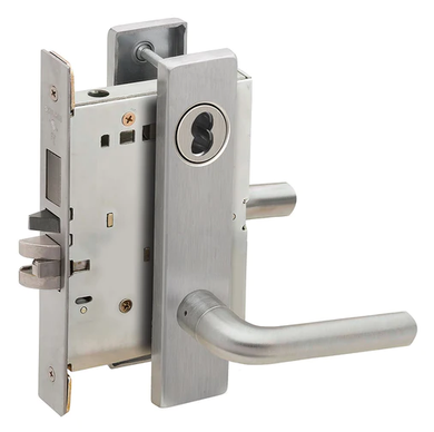 Schlage L9453B 02L Entrance Mortise Lock, Accepts Small Format IC Core (SFIC)