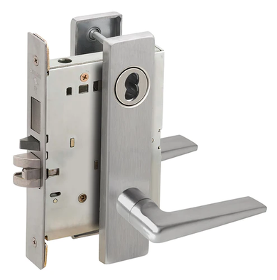 Schlage L9453J 05L Entrance Mortise Lock, Accepts Large Format IC Core (LFIC)