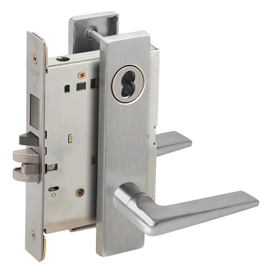 Schlage L9453B 05L Entrance Mortise Lock, Accepts Small Format IC Core (SFIC)