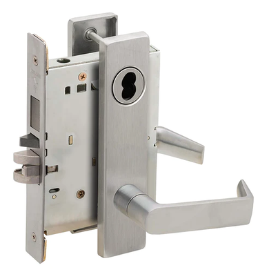 Schlage L9453B 06L Entrance Mortise Lock, Accepts Small Format IC Core (SFIC)