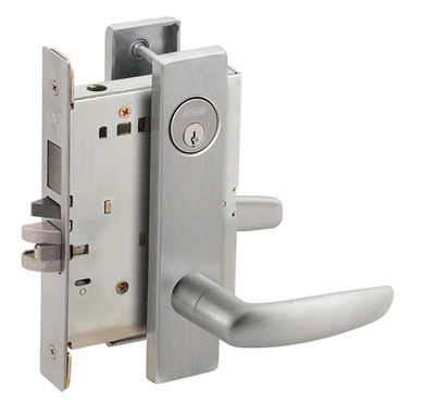 Schlage L9453P 07L Entrance Mortise Lock w/ 07 Lever and L Escutcheon