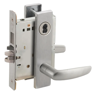 Schlage L9453B 07L Entrance Mortise Lock, Accepts Small Format IC Core (SFIC)