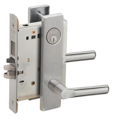 Schlage L9453P 18L Entrance Mortise Lock w/ 18 Lever and L Escutcheon