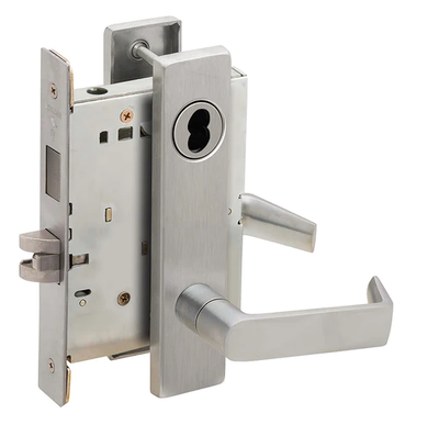 Schlage L9466J 06L Store/Utility Room w/ Deadbolt Mortise Lock, Accepts LFIC Core