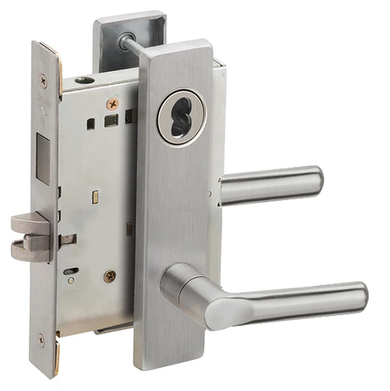 Schlage L9466B 18L Store/Utility Room w/ Deadbolt Mortise Lock, Accepts SFIC Core