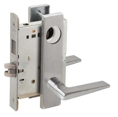 Schlage L9473L 05L Dormitory/bedroom w/ Deadbolt Mortise Lock, Less Cylinder