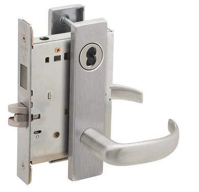Schlage L9473J 17L Dormitory/bedroom w/ Deadbolt Mortise Lock, Accepts LFIC Core