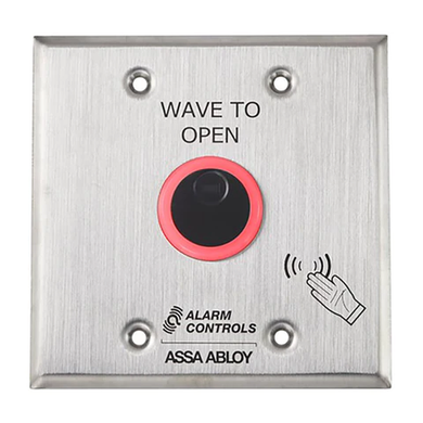 Alarm Controls NTB-2 Battery Powered No Touch Sensor w/ Double Gang Wall Plate