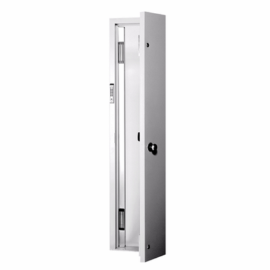 Securitron HHD-62 Horizontal Double Housing for M62, Clear Anodized