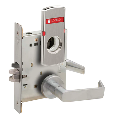 Schlage L9077L 06A L283-711 Classroom Security Holdback Mortise Lock w/ Interior Locked/Unlocked Indicator