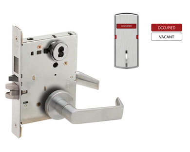 Schlage L9480B 06A L283-712 Storeroom Mortise Lock w/ Interior Vacant/Occupied Indicator