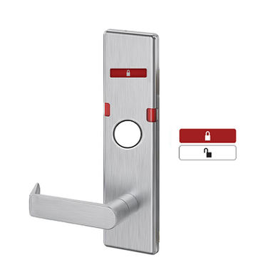 Schlage 47859784 Cylinder Indicator w/ N Escutcheon and 06 Lever, Exterior, Symbols Only