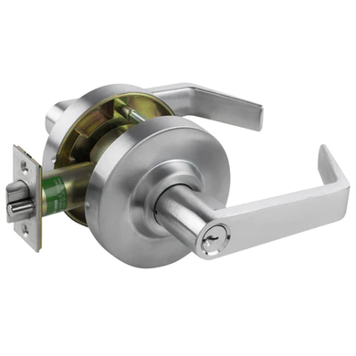 Arrow QL93-SR 26D Grade 1 Asylum Cylindrical Lever Lock, Satin Chrome Finish