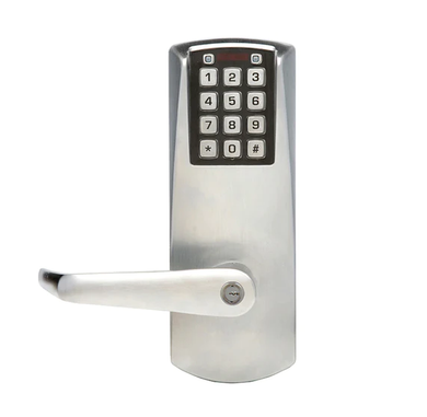 Dormakaba PowerPlex P2066XSLL Electronic Pushbutton Mortise Lock, No Deadbolt w/ Schlage C Keyway