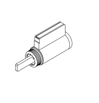 Falcon A23151-06 5-pin Key in Lever Cylinder w/ G Keyway for RU/T Series (381 inside)