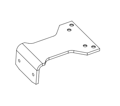 Norton 1628H 689 Standard Soffit Plate, Hold Open, Aluminum Painted