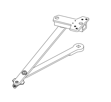 Norton 6100-11 Non-Hold Open Unitrol Arm Assembly for 28" to 32" Door Widths