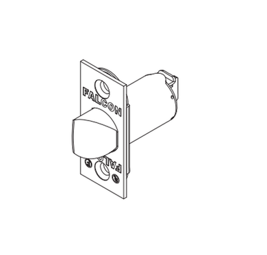 Falcon 23981111 626 2-3/8" Springlatch, Square Corner, 1" x 2-1/4" for T Series, Satin Chrome Finish
