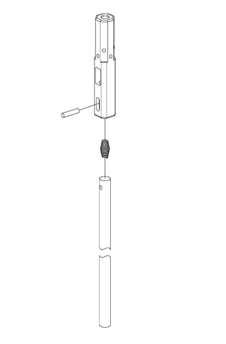 Von Duprin 050458 Bottom Rod Kit for 5547-F/8847-F Exit Devices